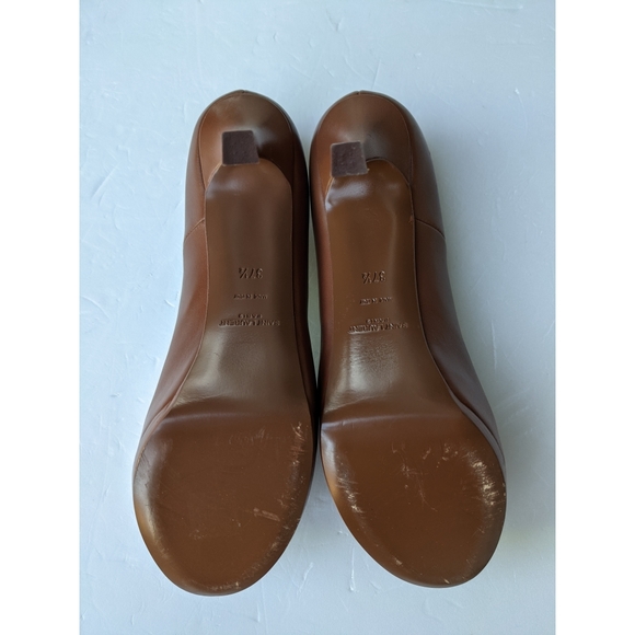 SAINT LAURENT Brown Leather Tribtoo Platform Heel Pump-37.5 - Picture 10 of 16